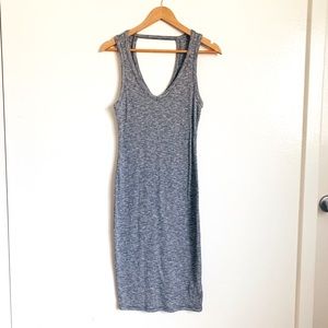 Mossimo heather gray midi dress